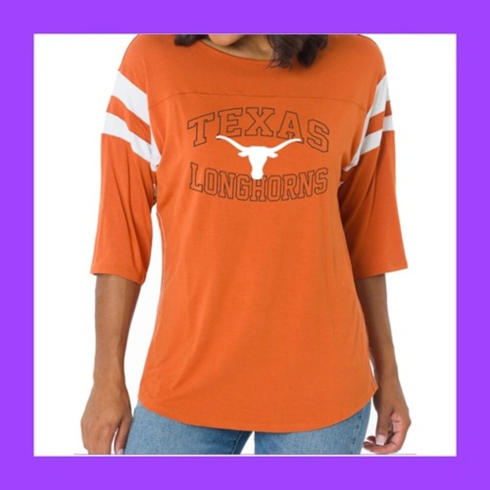 NWT ~ Texas Longhorns Abigail Jersey T-Shirt (Women's XXL)